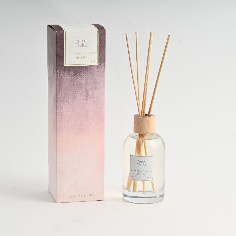 Retreat Reed Diffuser 200ml - ROSE FIELDS